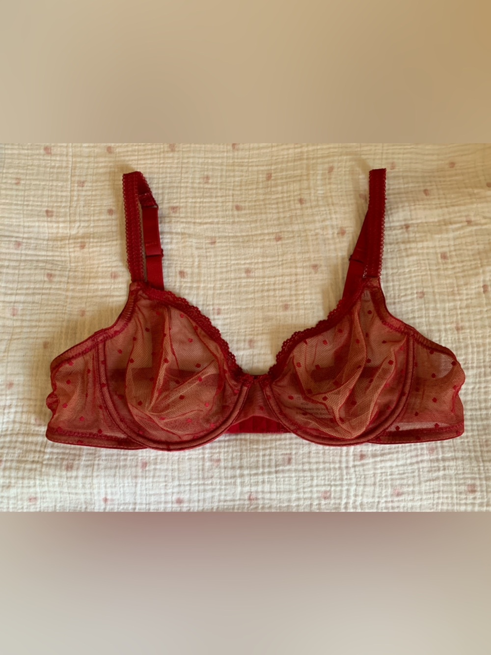 Bundle of Four Bras/Bralettes Lacy Sheer XL 40B EUC